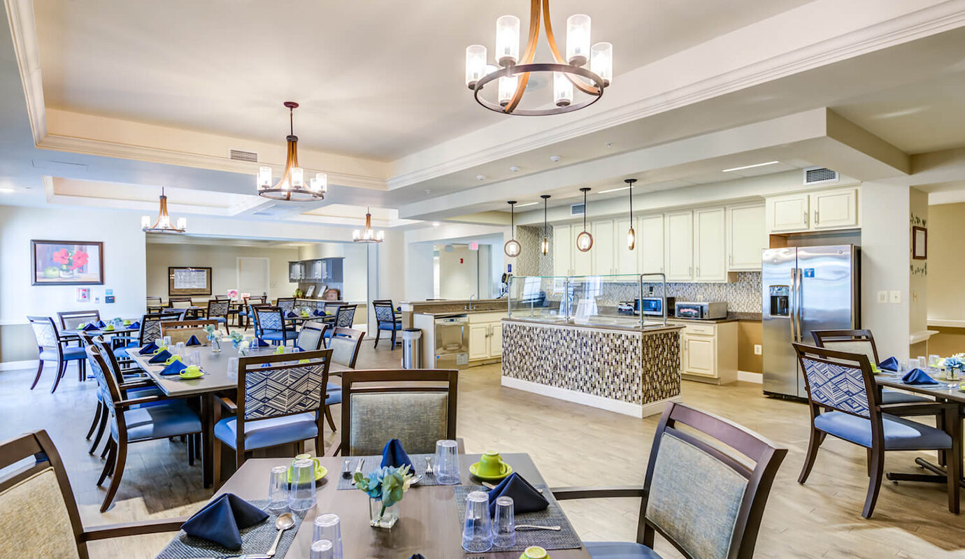 dining room near kitchen