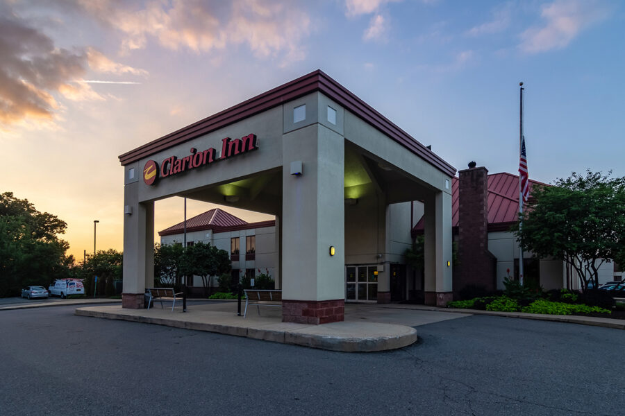 Exterior of Clarion Inn