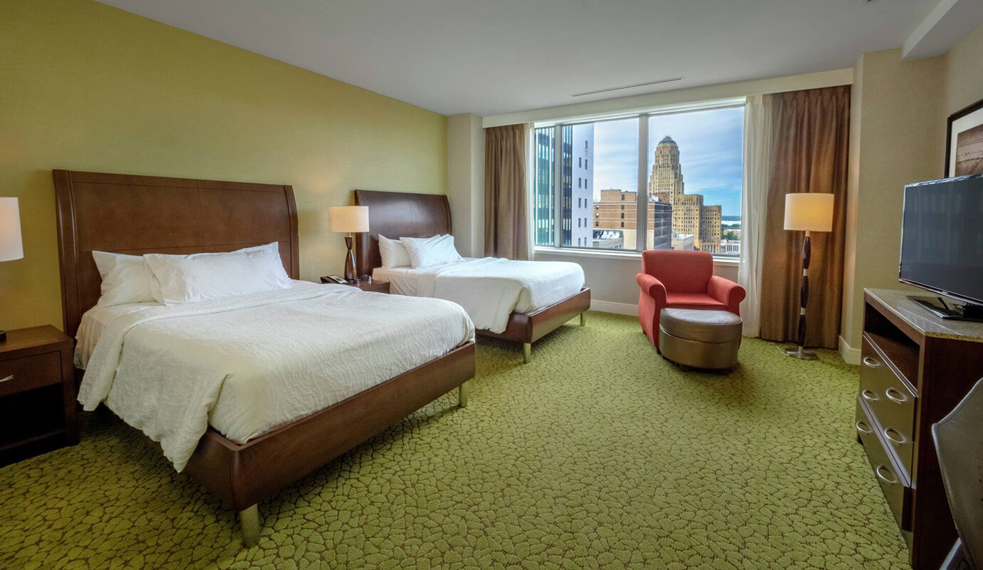 Two bed guest room