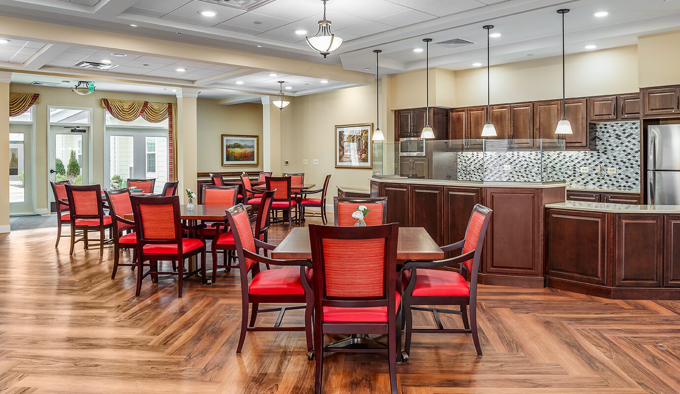Dining room near kitchen