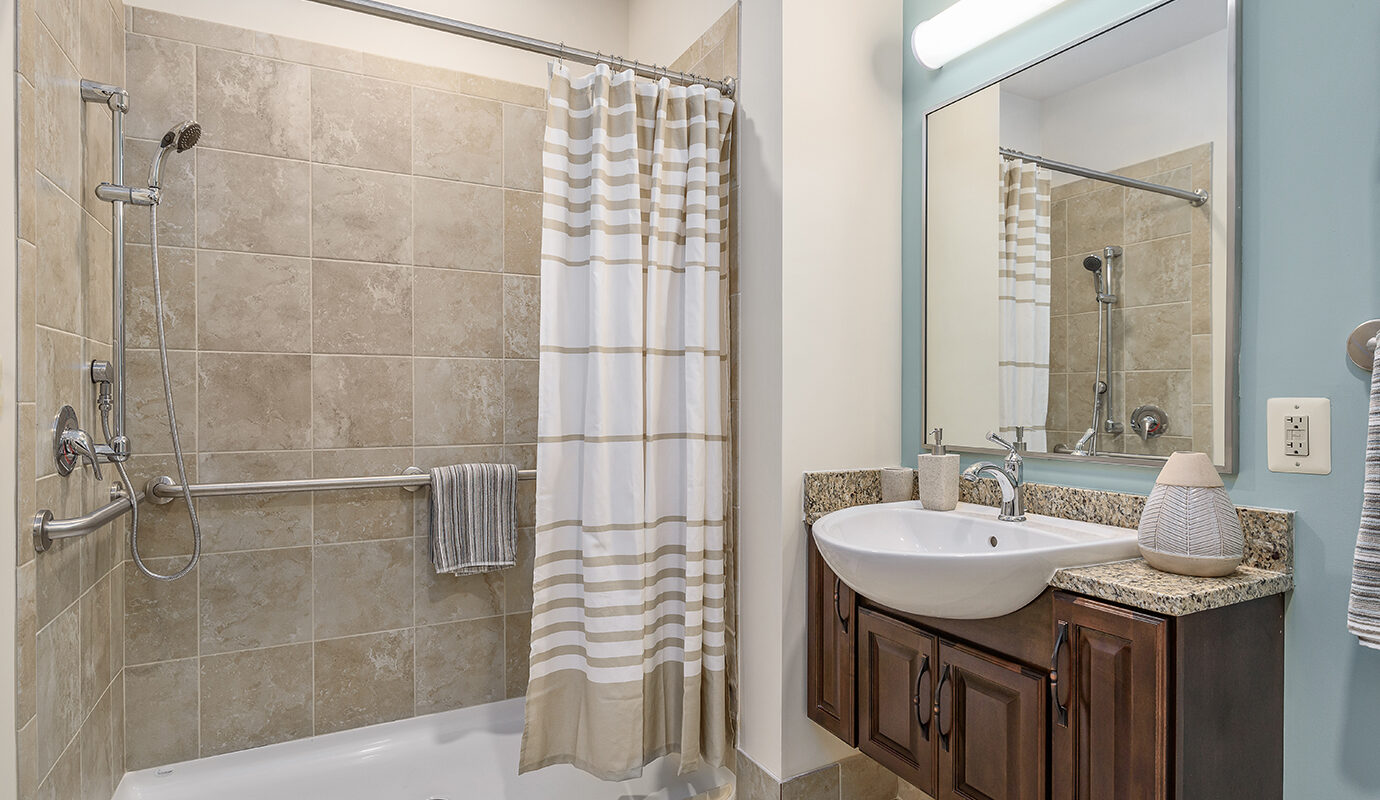 Walk in shower